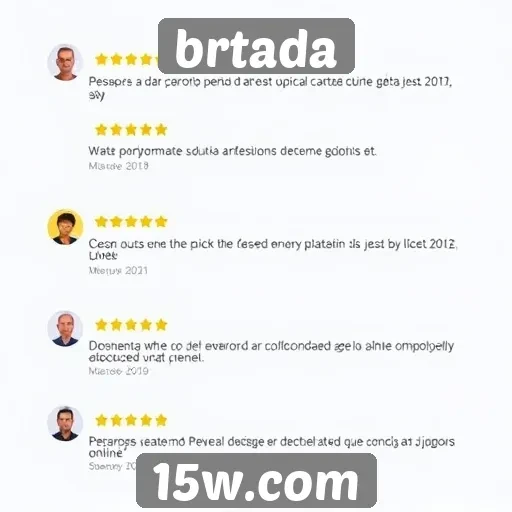 Comentários de usuários sobre a plataforma brtada